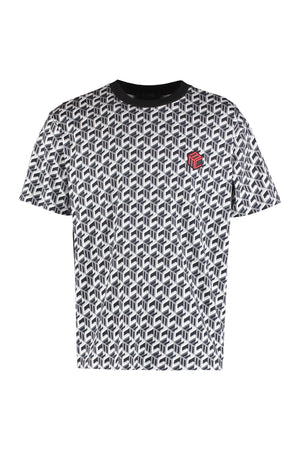 Printed cotton T-shirt-0